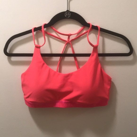 Under Armour Other - Under Armour HOT Pink Sports Bra w/racerback